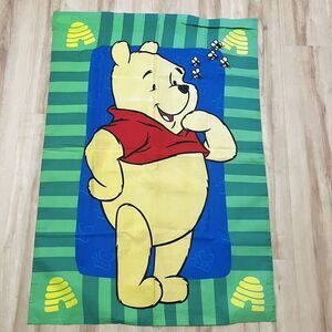 VTG Disney Winnie The Pooh Honey Bee Spring Summer Large Yard Flag